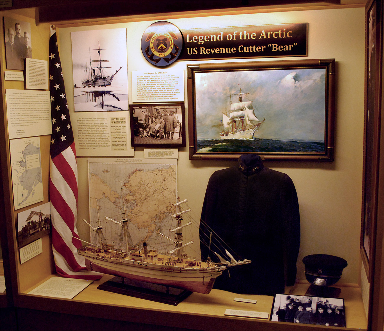 USCG Cutter Bear model